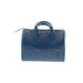 Louis Vuitton Leather Satchel: Blue Bags