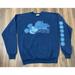 Disney Shirts | Hanes Walt Disney World Parks 2018 Mickey Mouse Crewneck Pullover Sweatshirt M | Color: Blue | Size: M