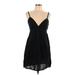 H&M Casual Dress - Slip dress: Black Dresses - Women's Size 10