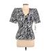 Saks Fifth Avenue Jacket: Ivory Zebra Print Jackets & Outerwear - Women's Size 6