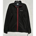 Columbia Jackets & Coats | Columbia Jacket Mens Large Black Full Zip Fleece Long Sleeve Outdoor Hiking | Color: Black | Size: L