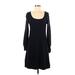 Banana Republic Factory Store Casual Dress - Sweater Dress: Black Solid Dresses - Women's Size Small