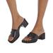 Gucci Shoes | Gucci Rubber Logo Platform Slide Sandal In Black Size 37 Slip-On Open Toe | Color: Black | Size: 6.5