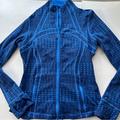 Lululemon Athletica Jackets & Coats | Lululemon Define Zip Jacket Triometric Blue Luon Size 10 | Color: Blue | Size: 8