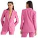 J. Crew Jackets & Coats | J. Crew Blazer Dahlia Pink Willa Jacket Italian City Wool Preppy Barbie New 22 | Color: Pink | Size: 22