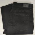 American Eagle Outfitters Jeans | American Eagle Women's Stretch High-Rise Black Denim Jegging Size 12 Short | Color: Black | Size: 12