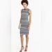 J. Crew Dresses | J Crew Navy Striped Tweed Sheath Dress | Color: Blue/White | Size: 2