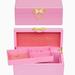 Disney Storage & Organization | Disney Minnie Mouse Gold Icon Pink Lacquer Wood Jewelry Organizer | Color: Gold/Pink | Size: Os