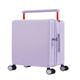 Travel Suitcase Wide Trolley Suitcase, Anti-Scratch Double Front Trolley Case, Waterproof Carry-on Suitcase for Men and Women Trolley Case (Color : Purple, Size : A)