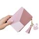 CCAFRET Ladies Purse Ladies Wallet Small Leather Wallet Card Case Ladies Wallet Wallet Wallet (Color : Pink)