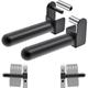 Kipika Weight Plate Holder for 2x2 Power Rack with 5/8" or 1" Hole - Power Rack Attachment for Olympic Weight Plates - Weight Storage Rack for Power Rack - Fit Olympic 2-inch weight plates - Set of 2