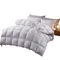 Fashion Soft Goose Down Comforter Duvet Winter Blankets Feather Bed Quilt Blanket Quilted (Color : White, Size : 200x230cm 2kg)