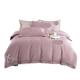 Double Bed Sheets And Duvet Cover Light Luxury Brushed Embroidered Washed Cotton Bed Set Of Four Thickened Sheets, Quilt Cover And Fitted Sheet Set Bed Sheet Set (Color : Pink, Size : 1.5m)