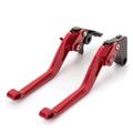 CHAOYUEYOUPIN Motorcycle Brake Clutch Lever Adjustable Motorbike Brake Lever For Aprilia For Tuono V4R For Factory 2011-2016 Clutch Brake Lever Set (Color : 1)