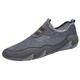 kosopse Shoes Men's Offers Men's Mesh Breathable Leather Shoes Versatile Men's Shoes Men's Shoes 43 Extra Wide, gray, 10 UK