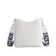 CCAFRET Shoulder bags women Women Crocodile Pu Leather Female Crossbody Shoulder Hand Bags For Women High Quality Ladies Handbags (Color : White)