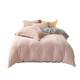 Double Bed Sheets And Duvet Cover Milk Velvet Embroidered Solid Color Four-piece Set Milk Velvet Duvet Cover Sheet Bed Set Falai Velvet Single Set Bed Sheet Set (Color : A, Size : 220/240cm)