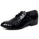 CCAFRET Men Shoes Men's Shoes Men's Patent Leather Fish Shoes Men's Dress Shoes Dress Shoes Men's Leather Shoes Oxford Shoes (Size : 6.5 UK)