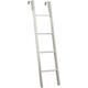 XXLI Ladder, Bunked Ladder, Bunk Bed Ladder With Hooks Hanging Bunk Ladder Twin Bed Step Climb Ladder For Loft Toddler Elderly Teens Dorm (Color : White, Size : 1.5m (59"))