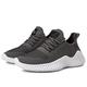 VOSMII Sneakers Men Sneakers Men Shoes Lightweight Running Shoes Man Casual Shoes Mens Sports Athletic Shoes Solid Black Trainers Size (Color : Gray, Size : 6.5 UK)