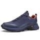 CCAFRET Mens Gym Shoes Running Shoes Breathable Cushioning Outdoor Marathon Men's Shoes Light Sports Shoes Men's Large Men's Sports Shoes. (Color : Blue, Size : 8.5)