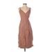 Wilfred Casual Dress - Midi: Brown Dresses - Women's Size Small