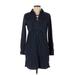 Denim & Supply Ralph Lauren Casual Dress - Shirtdress: Blue Dresses - Women's Size Small