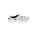 Crocs Mule/Clog: White Shoes - Women's Size 10