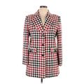 Requirements Jacket: Red Houndstooth Jackets & Outerwear - Women's Size 16