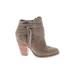 Sole Society Ankle Boots: Gray Shoes - Women's Size 5 1/2