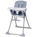 Simple Fold Adjustable High Chair, Folds Flat and Stands on its own, Making it Easy to or take on The go, Organic Waves