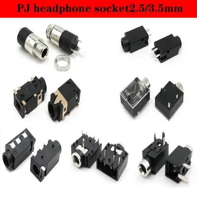 1-5 Stück 2.5/3 5mm PJ-392 307 3 5 m Stereo-Buchse mit Schraube Audio-Video-Kopfhörer anschluss