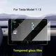 Auto Displays chutz Mittel konsole Display Steuerung Navigation gehärtete Glas folie für Tesla