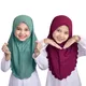 Muslimische Hijabs für Kinder Mädchen 7 bis 12 Jahre alt islamische Schal Schals weiches