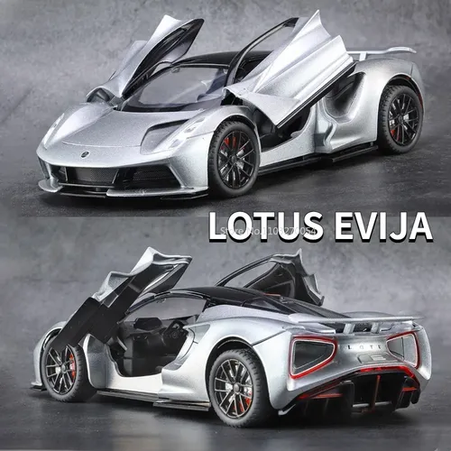 1/24 Lotus Evija neue Energie Straßenbahn Legierung Modell auto Spielzeug Metallkörper mit