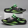 2024 Herren Outdoor Sandalen Hausschuhe Strand Bequeme weiche Sohle Slide Clogs Freizeitschuhe Männer Frauen Strandsandalen Große Größe 46 47