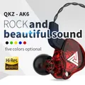 Cuffie da gioco originali QKZ AK6 Cuffie da gioco Cavo da 3,5 mm Auricolari con riduzione del rumore Auricolari cablati a mani libere per lo sport
