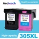 Aecteach-Cartouche d'encre fabriquée de remplacement pour HP 305XL 305 XL pour HP DeskJet 1210