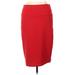 Lularoe Casual Skirt: Red Solid Bottoms - Women's Size Large