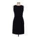 Tory Burch Casual Dress - A-Line: Black Solid Dresses - Women's Size 6