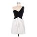 BCBGMAXAZRIA Cocktail Dress: White Dresses - Women's Size 6