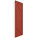 Ekena Millwork Flat Panel Shutters | 44 H x 15 W x 1 D in | Wayfair ECC001BG15X044CL