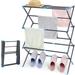 OLHAV 3-Tier Expandable Metal Laundry Drying Rack For Clothes | Wayfair L5S1RM