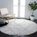 Gray/White 120 x 1.97 in Area Rug - Sand & Stable™ Western Geometric Gray/Ivory Area Rug | 120 W x 1.97 D in | Wayfair