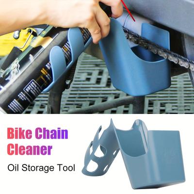Motorcycle And Bicycle Oil Stain Storage Tool Box, Chain Cleaning Agent, Chain Oil Anti Splash Tool Set