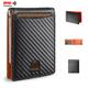 Fold Rfid Blocking Wallet With Money Clip, Pu Leather Minimalism Credit Card Holder For Men And Women