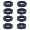TEMU New Luggage Protection Covers, 8pcs Luggage Wheel Shock-proof Protection Cover, Luggage Wheels Protection Cover