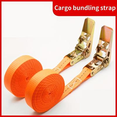 Buckle Tie-down Belt Cargo Straps For Car Truck Cargo Accessories With Metal Buckle Tow Rope Strong Ratchet Belt For Luggage