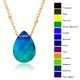 Waterdrop Color Change Mood Necklace Emotion Feeling Changeable Necklace Temperature Control Color Necklace Pendant For Men
