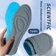 3 Pairs Shoe Insoles For Women And Men, Replacement Insoles For Work Boots, Breathable, Sweat Absorption, Deodorizing, Massage, High Elasticity, Shock Absorption, And Soft Sole